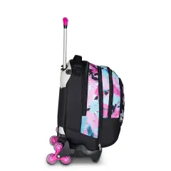 Quick Graffiti Girl Trolley School Backpack Jack -3wd+ Detach - trolley backpacks