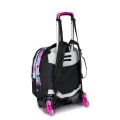 Quick Graffiti Girl Trolley School Backpack Jack -3wd+ Detach - trolley backpacks