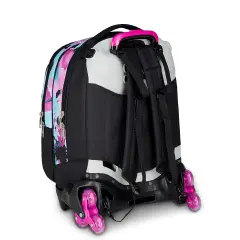 Quick Graffiti Girl Trolley School Backpack Jack -3wd+ Detach - trolley backpacks