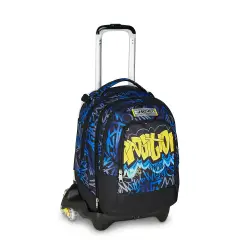 Hidden Spot Boy Trolley School Backpack Jack -3wd+ Detach - trolley backpacks