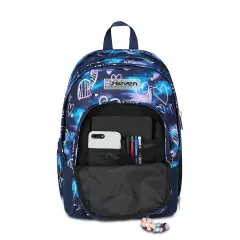 Gloomy Heart Dual Detach School Backpack - School Backpacks