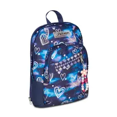 Gloomy Heart Dual Detach School Backpack - School Backpacks