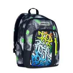 Sprint Paint Boy Dual Detach School Backpack - School Backpacks