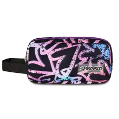 Freethink Girl Bustina Scuola 3 Zip English Lavander - bauletti tombolini bustine