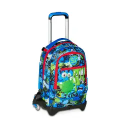 Sj Gang Fantasys Boy Zaino Scuola Trolley Jack-3wd+ - zaini trolley
