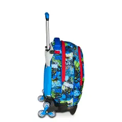 Sj Gang Fantasys Boy Zaino Scuola Trolley Jack-3wd+ - zaini trolley