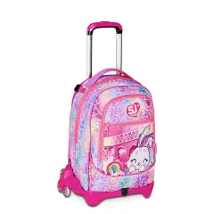 Sj Gang Fantasys Girl Zaino Scuola Trolley Jack-3wd+ - zaini trolley