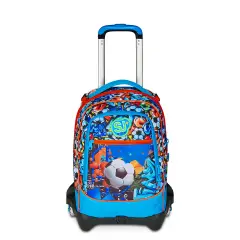 Sj Gang Tinypatch Boy Trolley School Backpack Jack-3wd+ - trolley backpacks