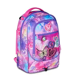 Sj Gang Tinypatch Girl Zaino Scuola Trolley Jack-3wd+ - zaini trolley