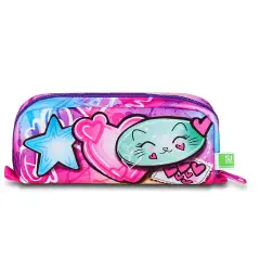 Sj Gang Tinypatch Girl Bustina Portapenne Scuola - bauletti tombolini bustine