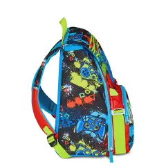 Sj Gang Game-led Boy Zaino Scuola Sdoppiabile Big - zaini scuola