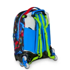 Sj Gang Game-led Boy Zaino Scuola Trolley Jack-3wd+ - zaini trolley