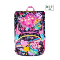 Sj Gang Game-led Girl Backpack School Splitter Big - School Backpacks