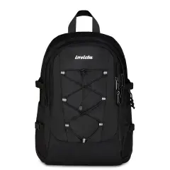 Zaino Scuola Backpack Invict-act Plus Plain Grs Jet Black - zaini scuola