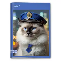 Colour Code Animal Snapshot Quaderno A4 Maxi 96/100 Rigatura 10m - Cancelleria varia