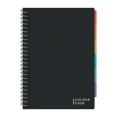 Quaderno Ppl Project Spiralato Ppl con Divisori Rigatura 5m - Cancelleria varia