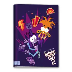 Inside Out 2 Quaderno A4 Maxi 96/100 Rigatura a - Cancelleria varia