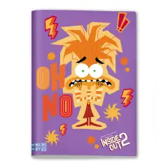 Inside Out 2 Quaderno A4 Maxi 96/100 Rigatura a - Cancelleria varia