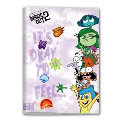Inside Out 2 Quaderno A4 Maxi 96/100 Rigatura B - Cancelleria varia
