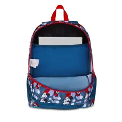 Minnie Prettied Up School Backpack - Double Compartment, Preformed Back - School Backpacks