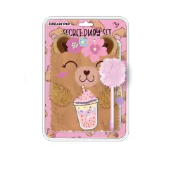 Tri-coastal Design Set Diario Scuola Segreto+ Penna Pompom Caticorn - cancelleria