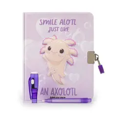 Tri-coastal Design Set Diario Scuola Segreto con Penna Magica Axolotl - cancelleria