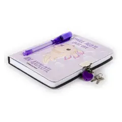 Tri-coastal Design Set Diario Scuola Segreto con Penna Magica Axolotl - cancelleria