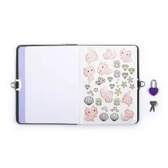 Tri-coastal Design Set Diario Scuola Segreto con Penna Magica Axolotl - cancelleria