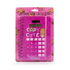 Tri-coastal Design Notebook con Calcolatrice Capybara - cancelleria
