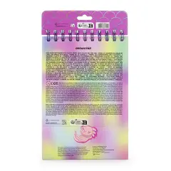 Tri-coastal Design Sketchbook Set con Stickers Axolotl - cancelleria