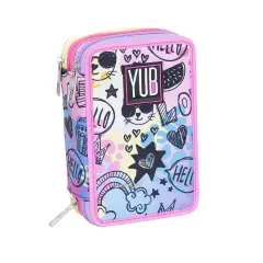 Astuccio Scuola Yub Magishade 3 Zip – 45 Pezzi, 2 Grafiche - astucci colori