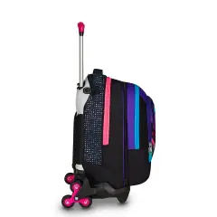 Nuanced Trolley School Backpack Jack -3wd+ Detach Potent Violet - trolley backpacks