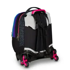 Nuanced Trolley School Backpack Jack -3wd+ Detach Potent Violet - trolley backpacks