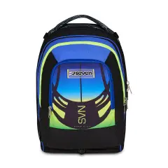 Nuanced Trolley School Backpack Jack -3wd+ Detach Reflex Blue - trolley backpacks