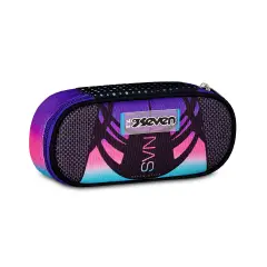 Portapenne Seven Round Plus – 2 Grafiche, 23x10x5,5 cm - bauletti tombolini bustine