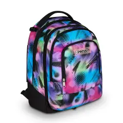 Write Down School Trolley Backpack Jack -3wd+ Detach Fluo Fuxia - trolley backpacks