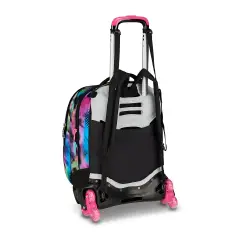 Write Down School Trolley Backpack Jack -3wd+ Detach Fluo Fuxia - trolley backpacks