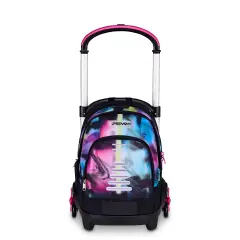 Write Down School Trolley Backpack Flex 3wd Fluo Fuxia - trolley backpacks