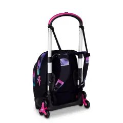 Write Down School Trolley Backpack Flex 3wd Fluo Fuxia - trolley backpacks