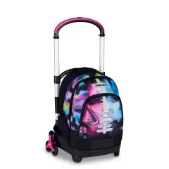 Write Down School Trolley Backpack Flex 3wd Fluo Fuxia - trolley backpacks