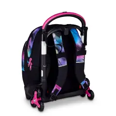Write Down School Trolley Backpack Flex 3wd Fluo Fuxia - trolley backpacks