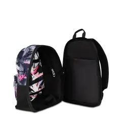 Gray Shadowzaino School Reversible Backpack Grs with Earphones Wireless Fluo Fuxia - school backpacks