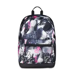 Gray Shadowzaino School Reversible Backpack Grs with Earphones Wireless Fluo Fuxia - school backpacks