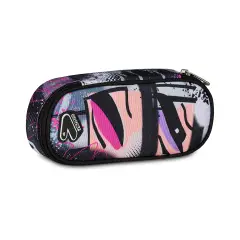 Gray Shadow Bustina Scuola Pencil Bag Round Plus Grs Ass. - bauletti tombolini bustine