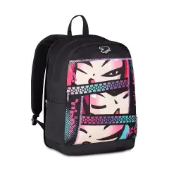 Japan Mood Reversible New Backpack Grs with Earphones Wireless Magic Violet - school backpacks