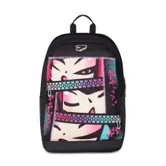 Japan Mood Reversible New Backpack Grs with Earphones Wireless Magic Violet - school backpacks