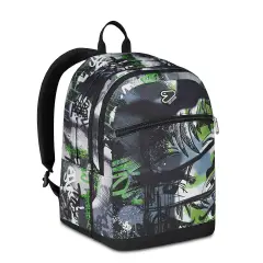 School Backpack Pro XXL Reversible Detach Grs Fluo Green - School Backpacks