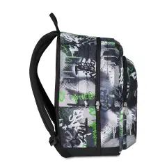 School Backpack Pro XXL Reversible Detach Grs Fluo Green - School Backpacks