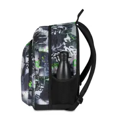 School Backpack Pro XXL Reversible Detach Grs Fluo Green - School Backpacks