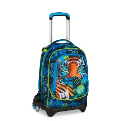 Sj Gang Air Tiger Zaino Scuola Trolley Jack-3wd+ - zaini trolley